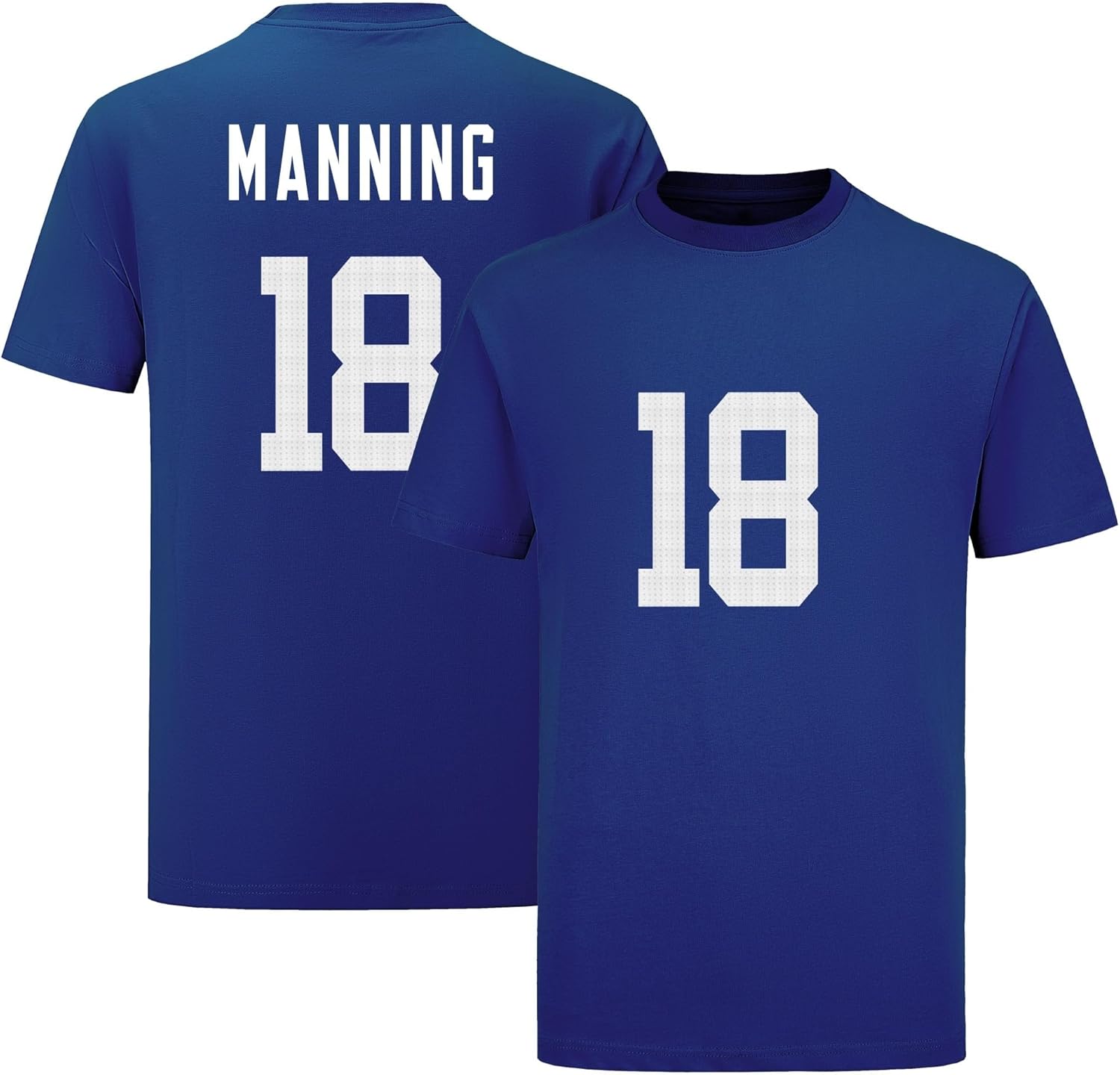 Custom Football T-Shirt No Brand/Logos 100% Cotton for Mens/Womens/Kid