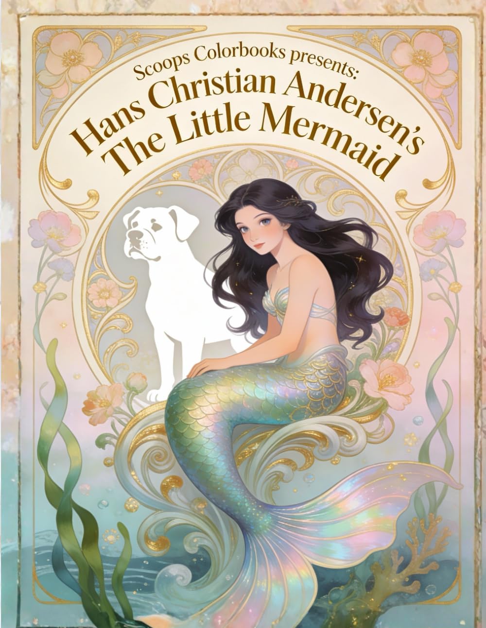 The Little Mermaid: A Coloring Storybook