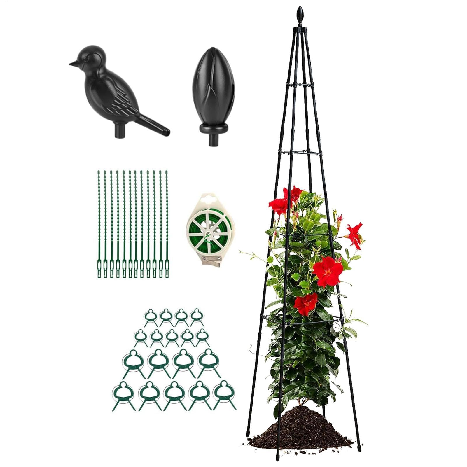 Garten Rankgitter 160 cm A-Förmige Höhenverstellbare Stütze
