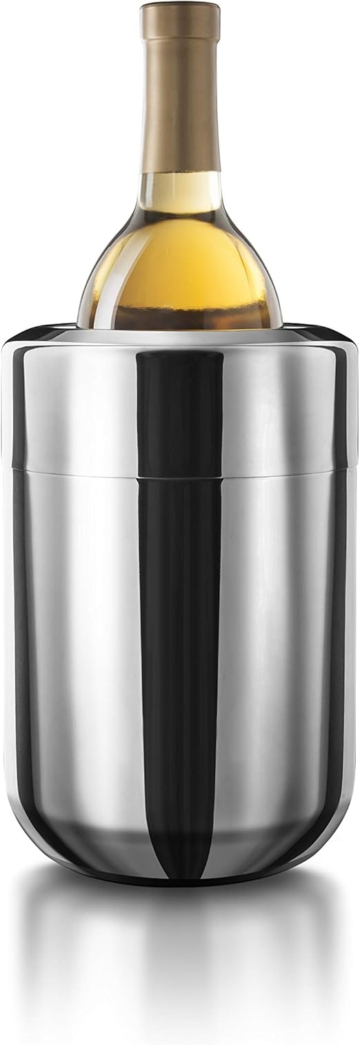 Stainless Steel Wine Cooler with Freezer Insert 1 Kitchen Tools