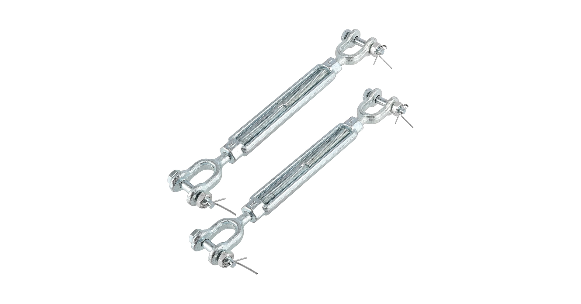 2PCS 1/2" X 12.5" M12 304 Stainless Steel Turnbuckle Extra Large Heavy Duty T