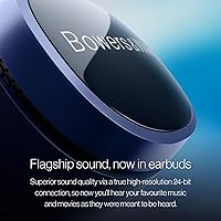 Vista 3 de Bowers & Wilkins Pi8 Auriculares inalámbricos Bluetooth (negro antracita), auriculares Bluetooth intrauditivos con chipset Qualcomm y aptX sin