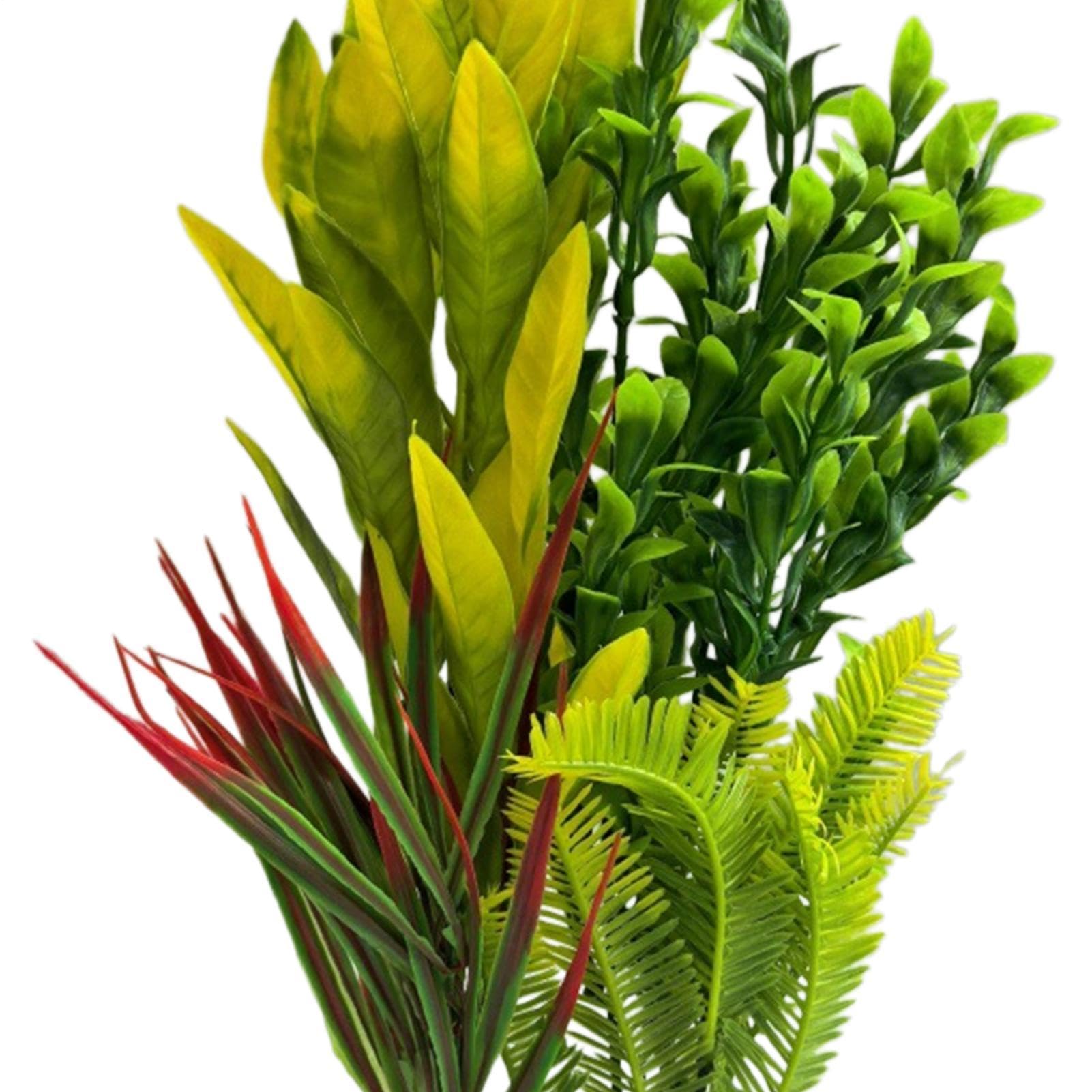 Plantas Artificiales de Acuario Decoración De Tanque De Camarones | De Plantas Para Pecera para Criadores, Aficionados, Principiantes, Hogar, Oficina, Restaurante, Hotel, Sala de Reuniones