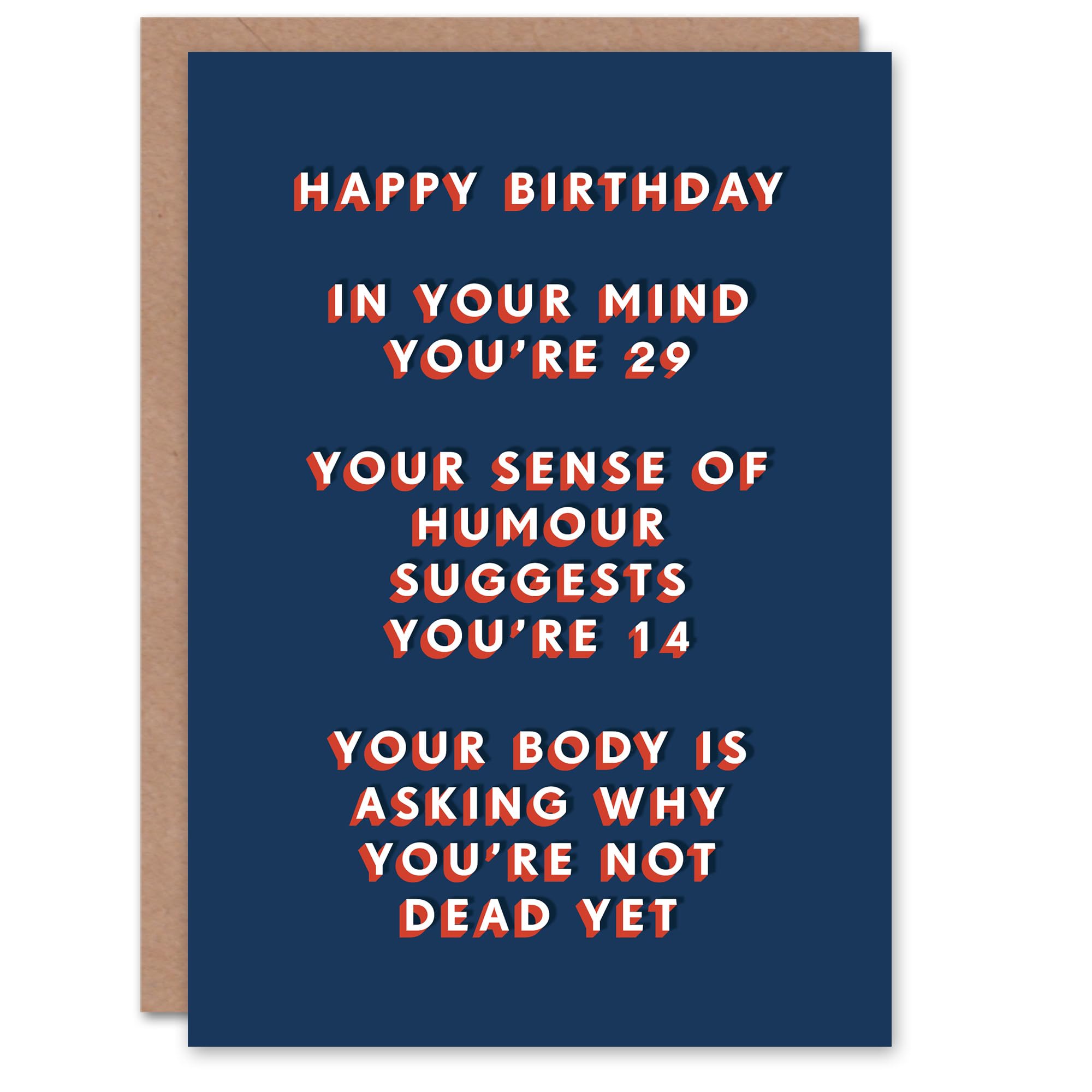 Artery8 Body Asking Why You Are Not Dead Yet Funny For Him Birthday Card