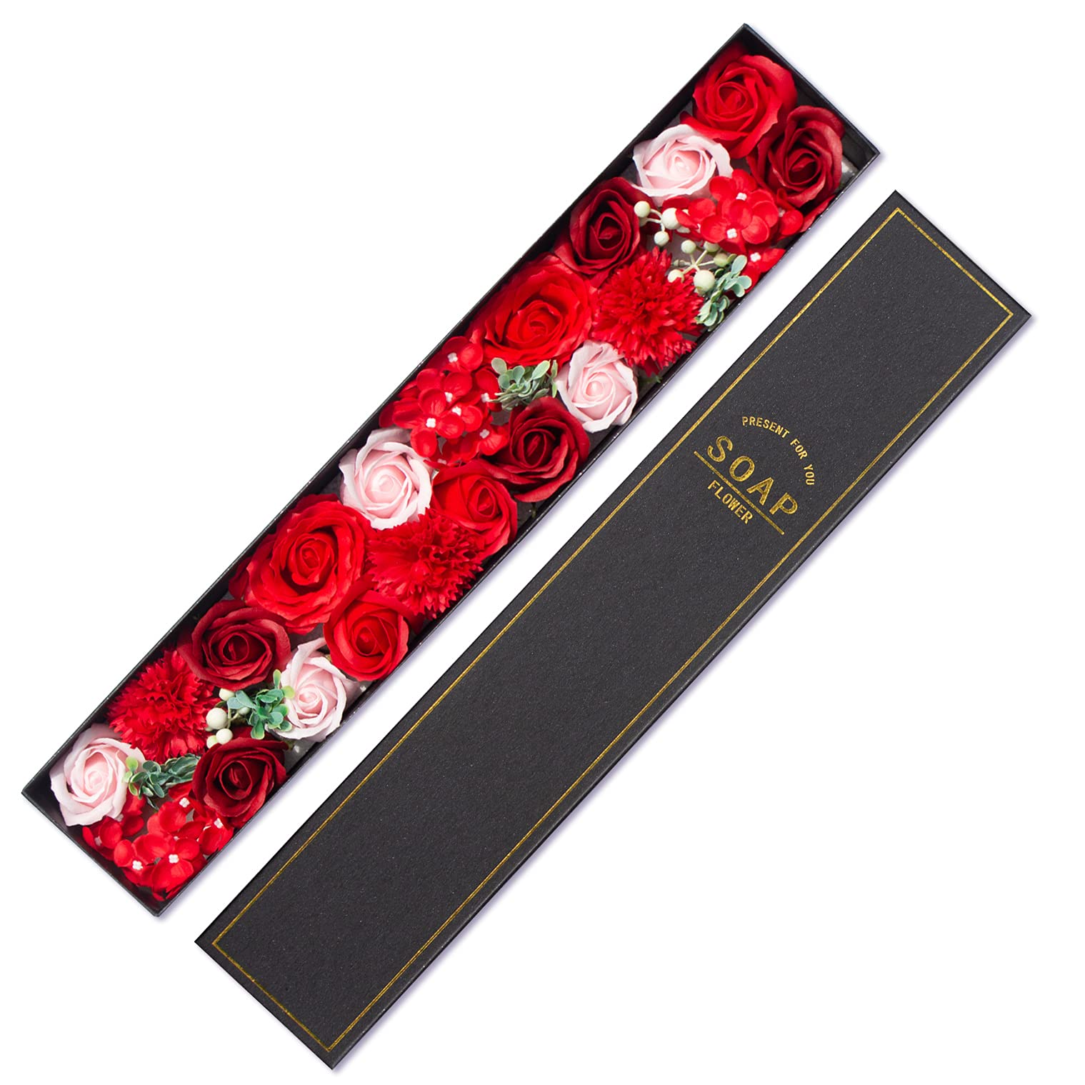 Amazon｜ソープフラワー ロングボックス シャボンフラワー ギフト 記念