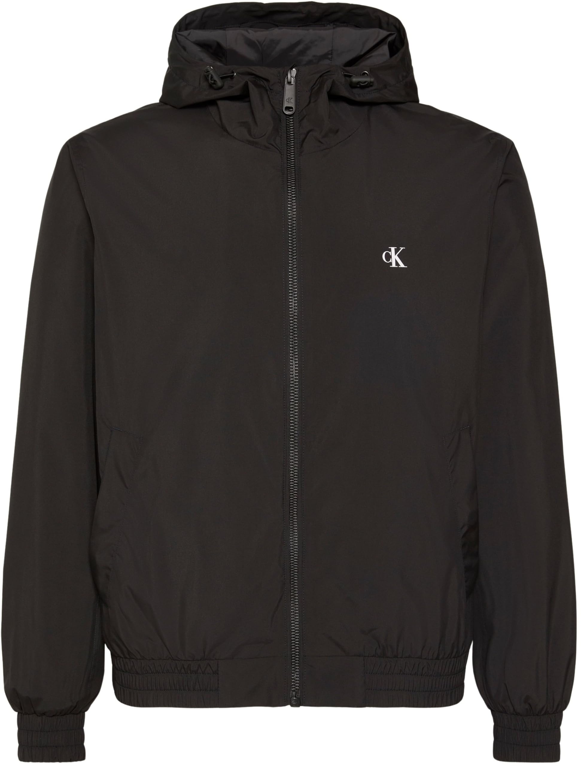 Calvin Klein Ls Hooded Nylon Harrington Jkt Lv04rf521g Giacche Uomo