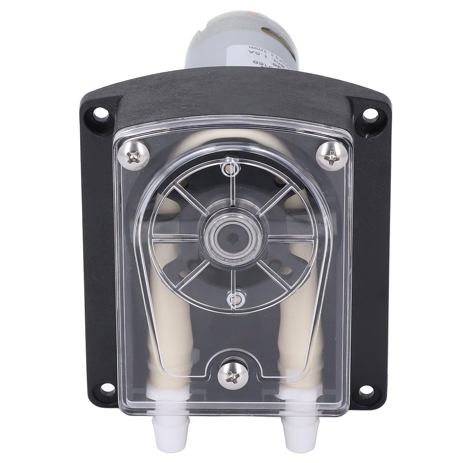 Jeffergarden Bomba Peristáltica Dosificación de Líquidos de Alto Flujo Mini Dispositivos de Muestreo Analíticos Industriales Maquinaria de Alimentos Micro Dosificación Cabezal Doble 1.5A DC24V Motor