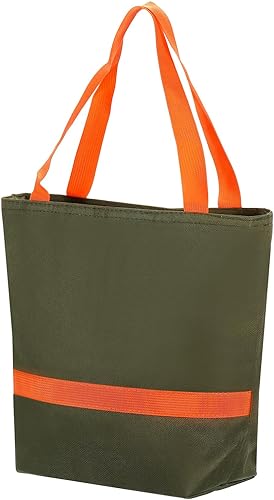 PATIKIL Lonchera para mujereshombres, bolsa térmica térmica reutilizable de 11 x 5.5 x 8.3 pulgadas para el trabajo, picnic al aire libre, verde