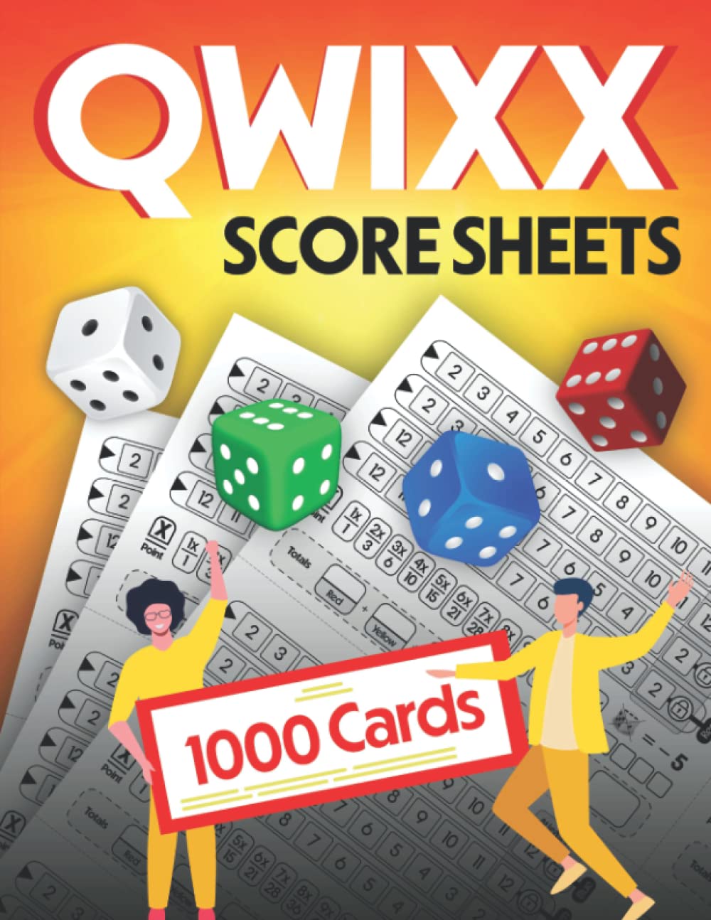 Qwixx Score Sheets 1000 Score - 71nj7ZrjNTL