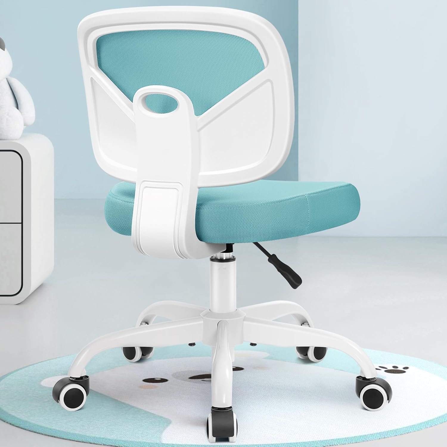 Primy Kids Desk Chair, Pink Study Chair for Boys Girls with