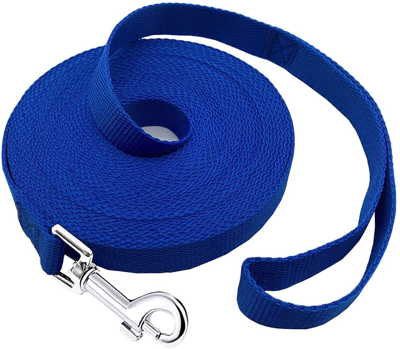 KASTWAVE Extra Long Line Training Dog Leash, Long Lead For Large, Medium and Small Dogs - Great for Training, Play, Camping, or Backyard (10m) (Blue)
