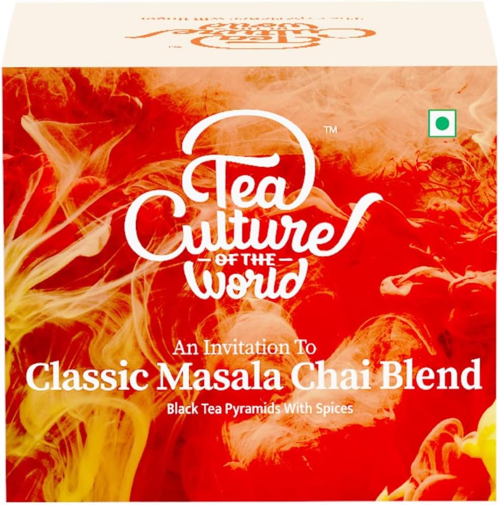 Tea Culture of The World Classic Masala Chai - Black Tea - 20 Tea Bags