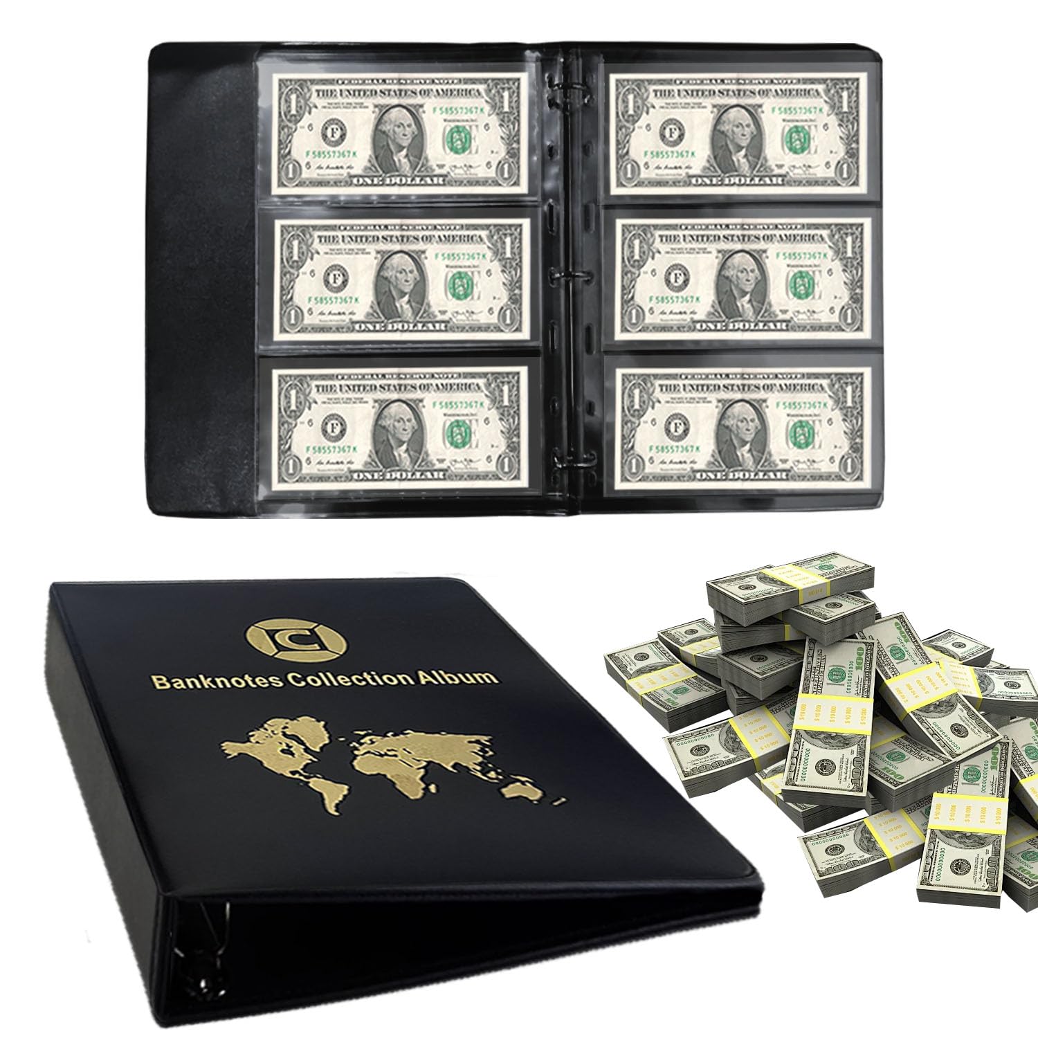 Classeur Piece D'argent Liquide 2 euros 20 Pages,Poches Classeur Monnaie de  Paris 19,7 x 8,3 cm,Rangements pour Pices de Monnaie pour Jetons,pour  Billets en Euros - Noir : Amazon.fr: Jeux et Jouets