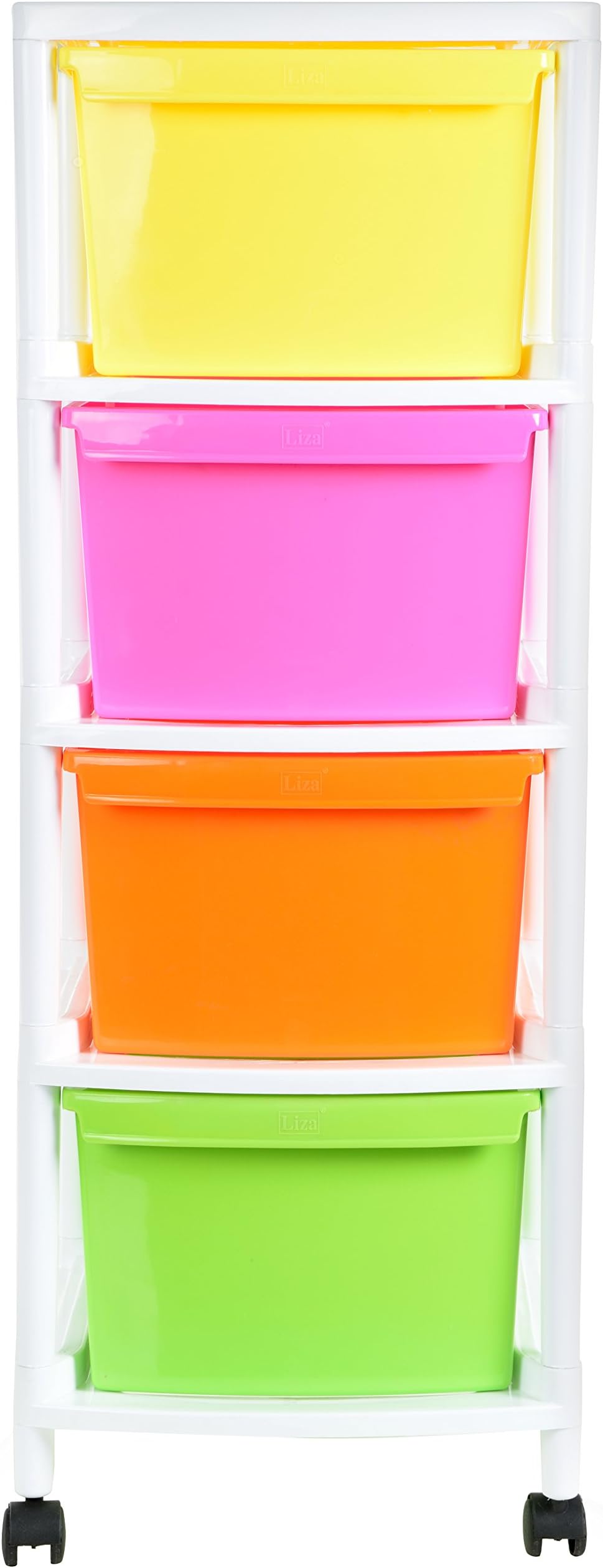Liza Drawer Plastic Storage Chest (40 cm x 36 cm x 31 cm, Multicolor)