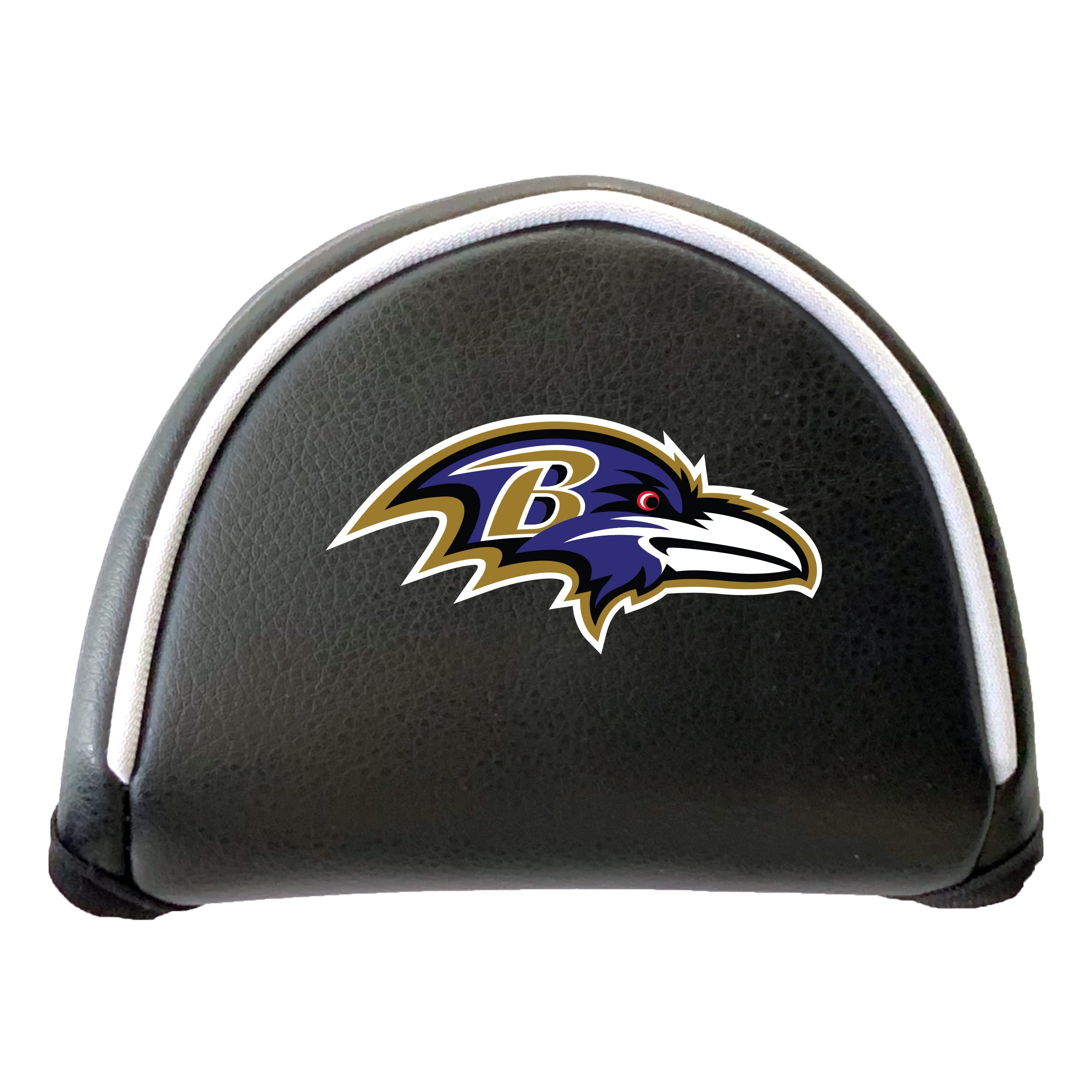 Team Golf NFL BALTIMORE RAVENS Putter Cover - Mallet (Color) - Printed Team Golf NFL Putter Cover - Mallet Printed, Fits Most Mallet Putters, Easily Slips on and Secures with Velcro Closure