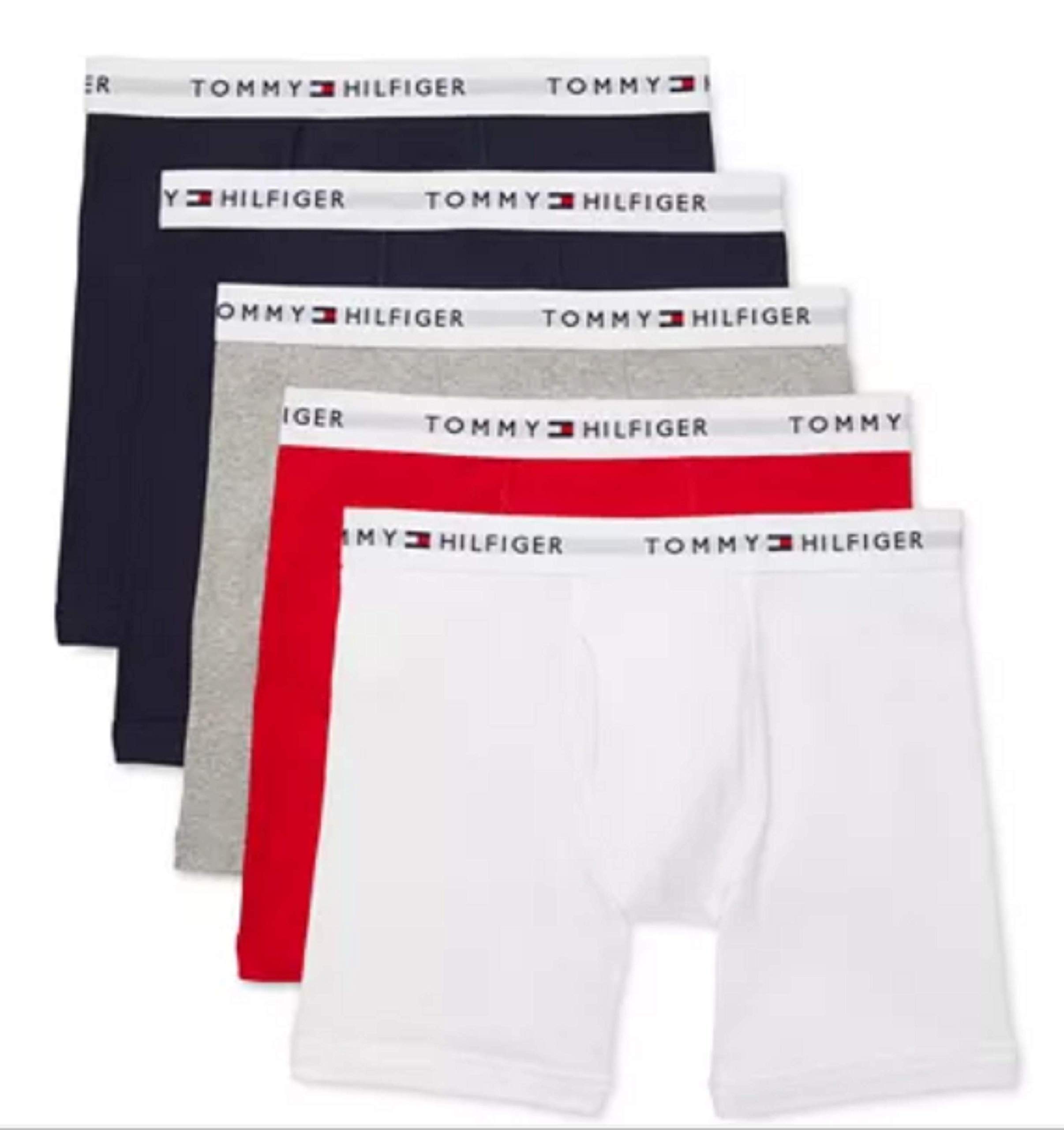 Tommy Hilfiger mens Big and Tall 2-pack Cotton Classics Boxer Briefs