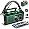 Leaton Hand Crank Emergency Radio, NOAA Weather Radio AM/FM,10000mAh | Solar Power Bank,Rechargeable Battery Powered, USB-C C