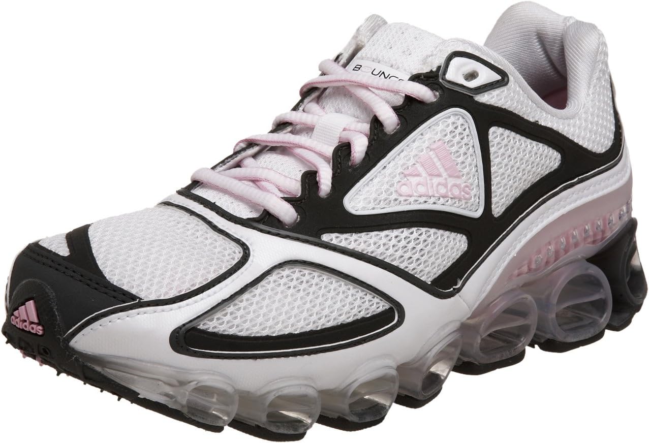 adidas Women's Megabounce, White/Graphite/Pink Running