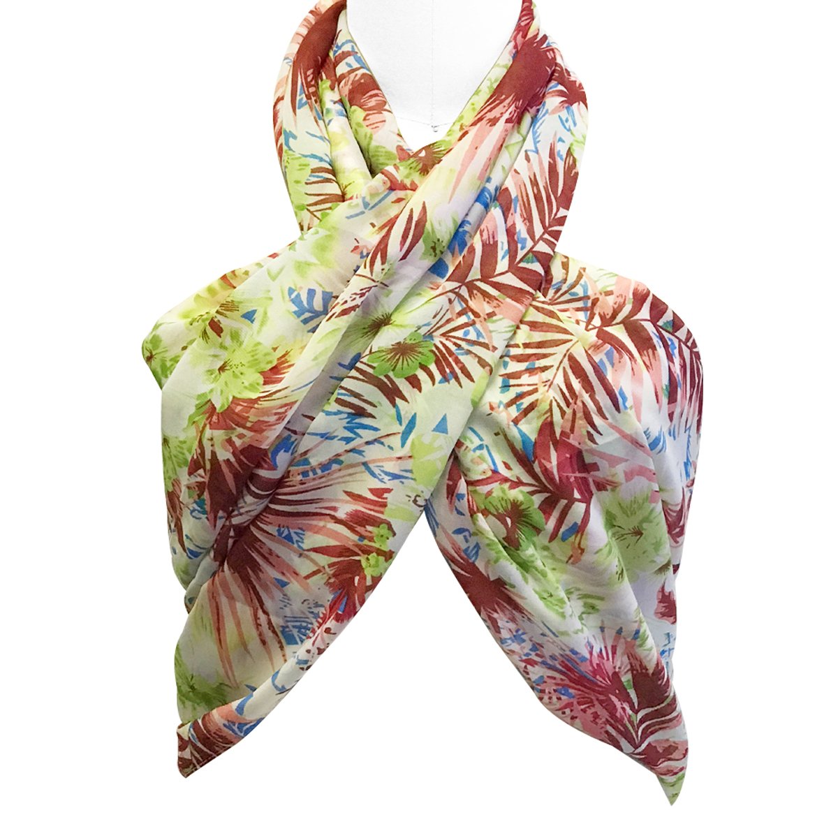 Wrapables® Bufanda infinita ligera retro