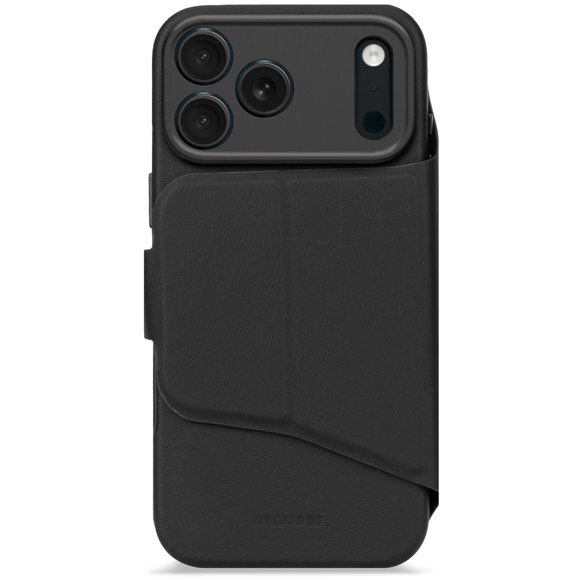 Decoded Silicone Detachable Wallet iP 17 Pro Phantom Black