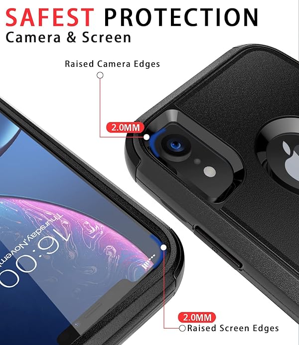 Diverbox for iPhone Xr Case [Shockproof] [Dropproof] [Dust-Proof],Heavy Duty Protection Phone Case Cover for Apple iPhone XR by Diverbox - Image 3
