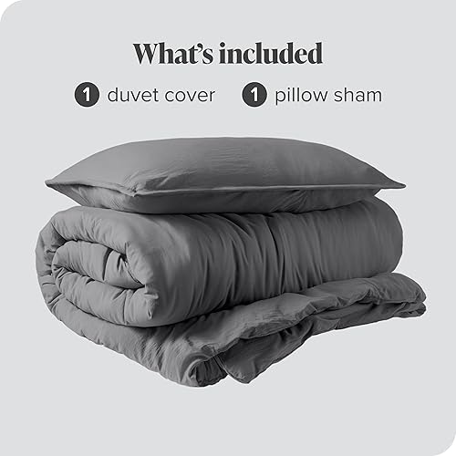 Miniatura 8 de Bare Home - Funda arenada de edredón para cama individual e individual XL, de microfibra cepillada de primera calidad, colección 1800 Premium, de