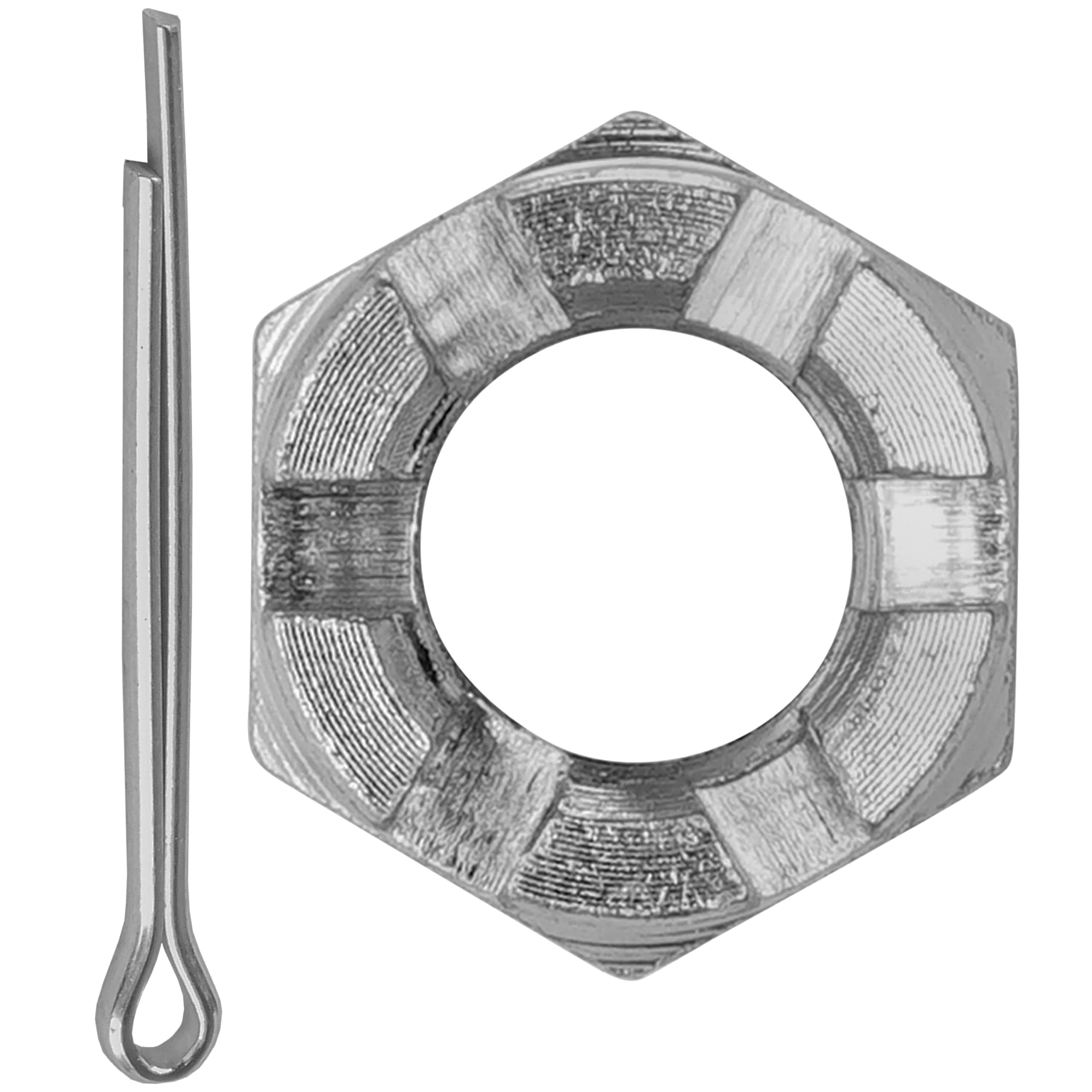 Amazon.com: Caltric Front Wheel Castle Nut with Cotter Pin