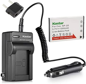 Amazon.com : Battery and Charger for Casio Exilim EX-Z60, EX-Z70