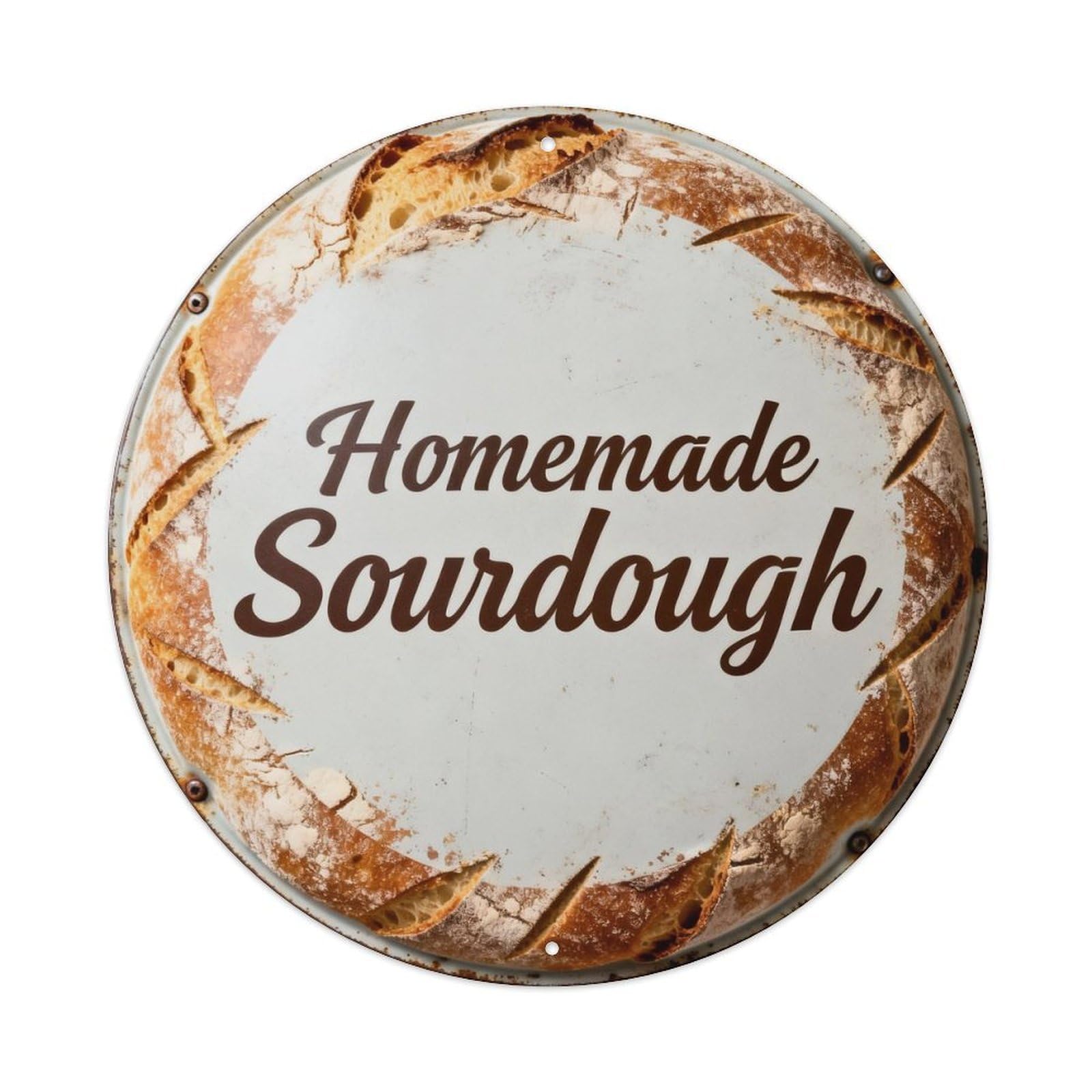 Homemade Sourdough Metal Tin Sign Plaque