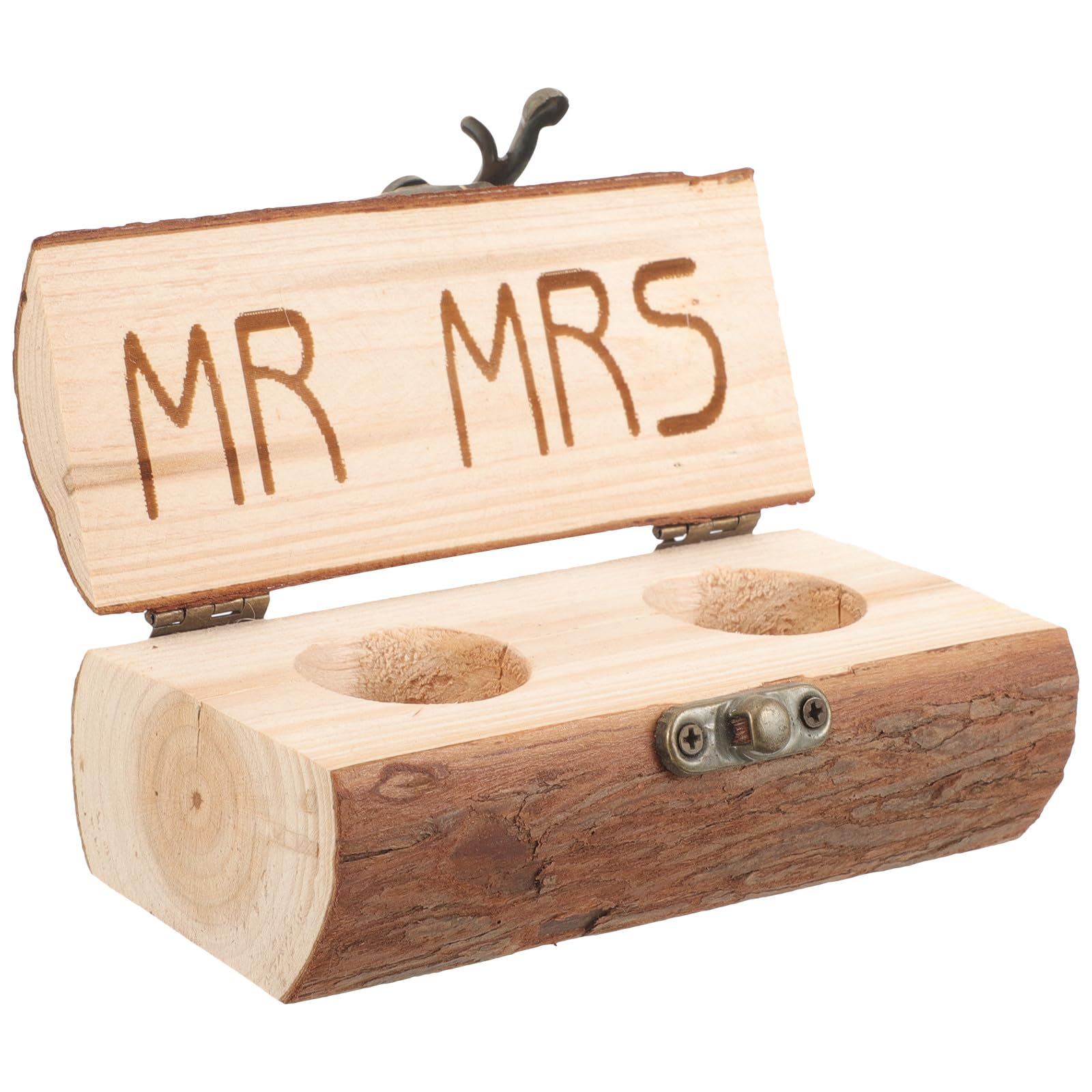 Petite boîte à alliances pour mariage champêtre et demande en fiançailles