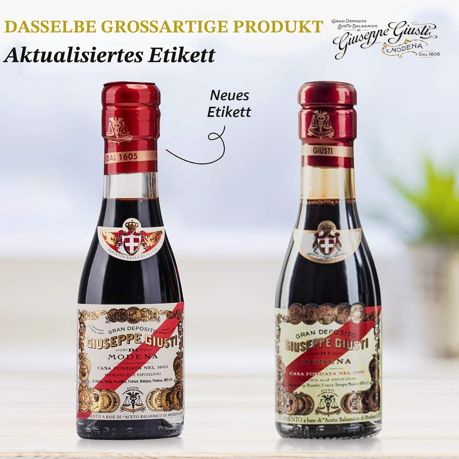 Giusti - Aceto Balsamico di Modena IGP – 5 Goldmedaillen Banda Rossa