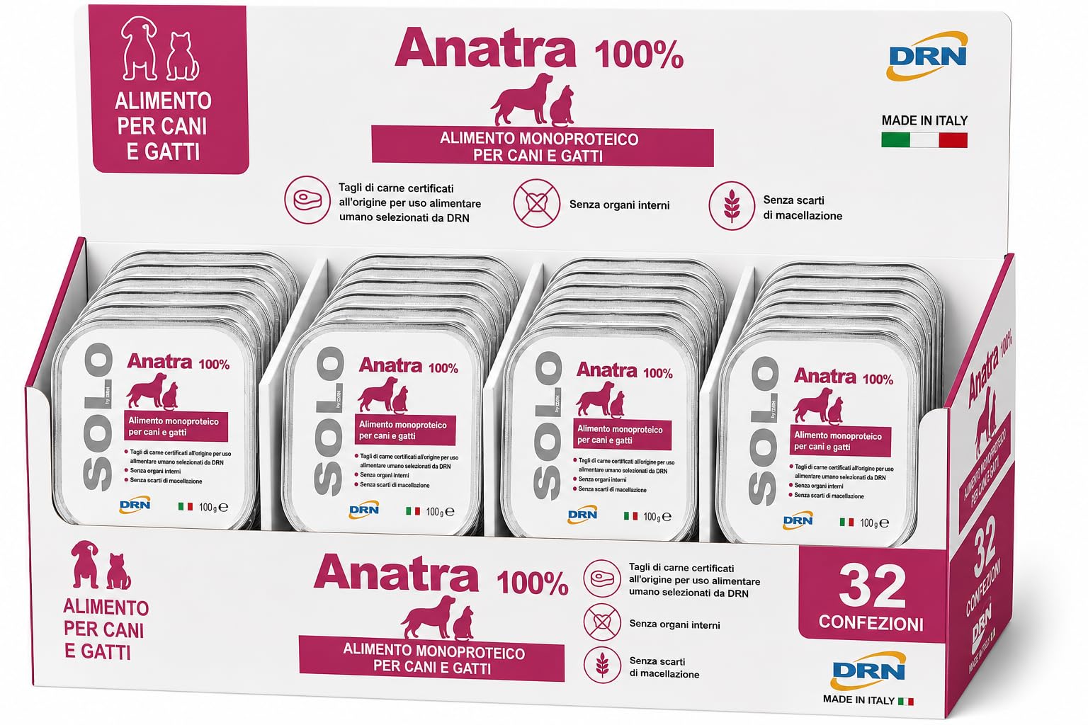 DRN SOLO ANATRA 100 gr - confezione da 32