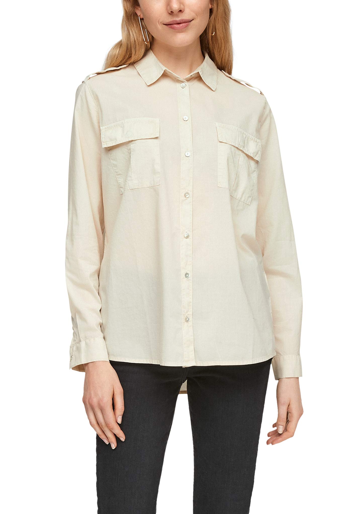 s.Oliver Women's Blouse, Light Sand, 14