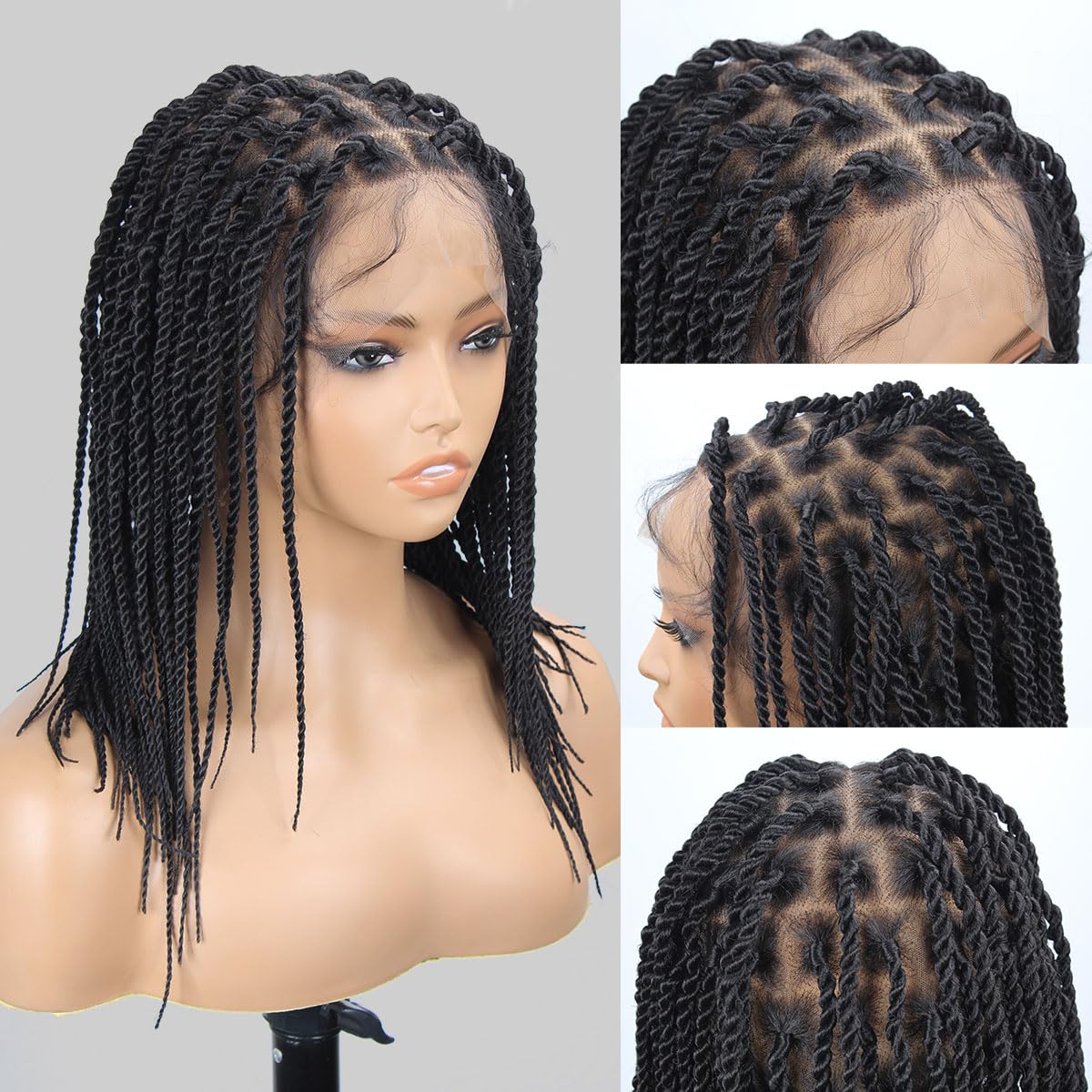 Photo 1 of QUISDUIS Senegal Twist Braided Wig, 12" Synthetic Hair