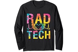 Rad Tech Medicine Technologist Xray Rad Techs Radiology Long Sleeve T-Shirt.