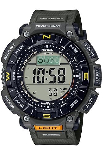 Casio PRG-340 Pro Trek Climber Line Wristwatch, Solar, Biomass Plastic