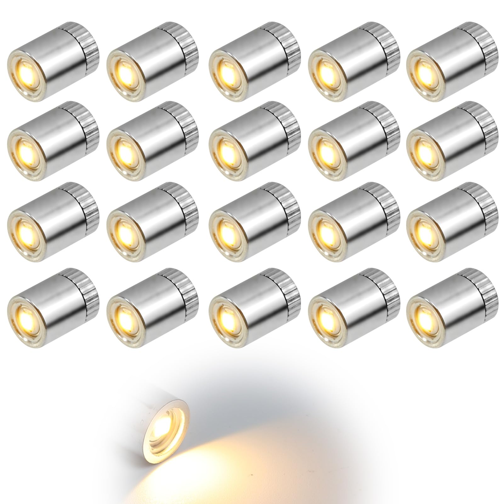BOULESENM 20 Pièces Mini LED Avec Batterie - Lampes Miniatures Colorées Pour Décoration, Maison De Poupée, Modèles LED Clignotante AG3