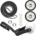 4392065 Dryer Repair Kit with 341241 Dryer Belt 691366 Idler Pulley 349241T Drum Roller Replacement for Whirlpool Kenmore Maytag Amana Dryer Parts, Replaces AP6010582 WP691366 AP3131942, wed4815ew1