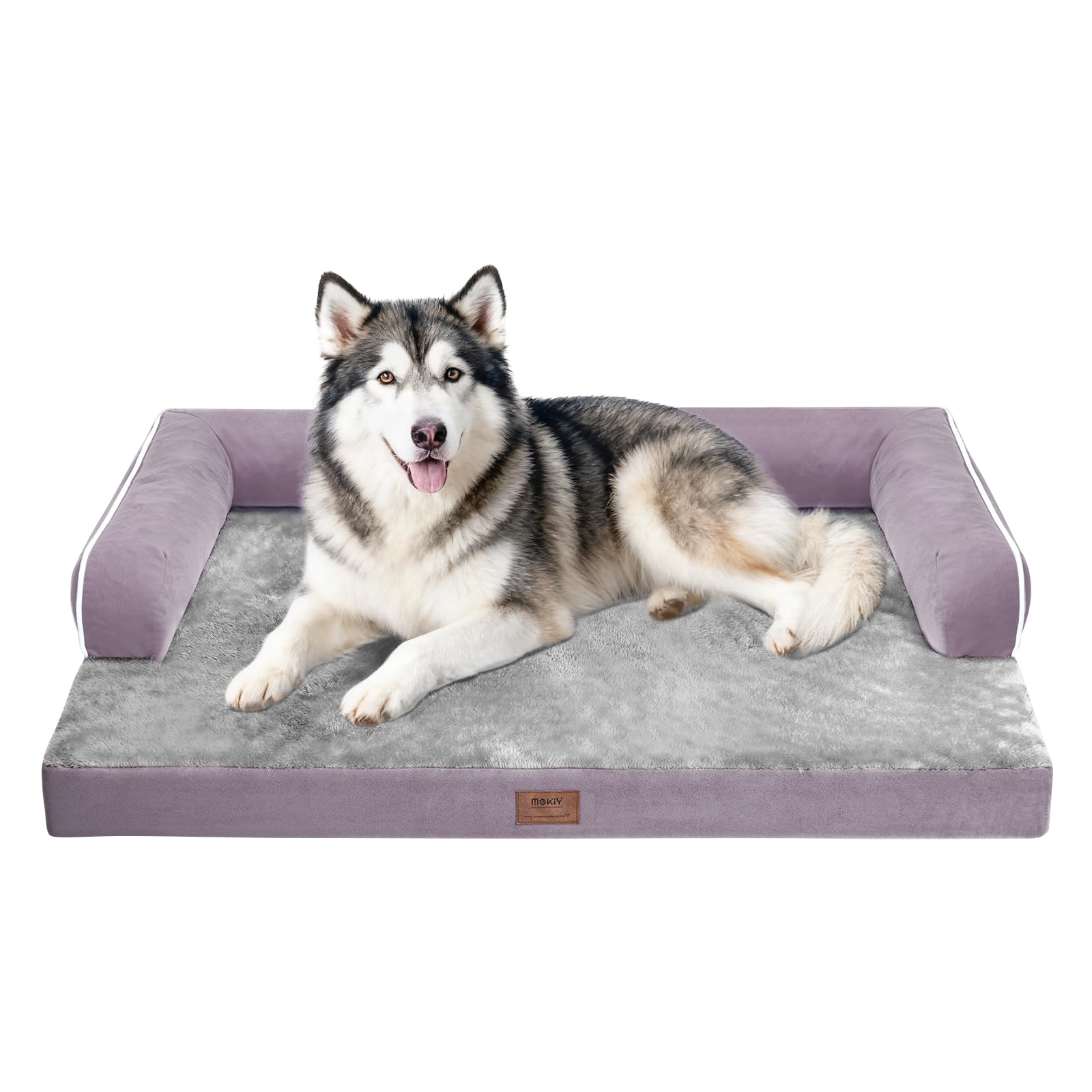 Dog Bed Large Sized Dogs-Orthopedic Waterproof Bed for Dogs,Large Dog Beds with Washable Removable Cover & Non-Slip Bottom