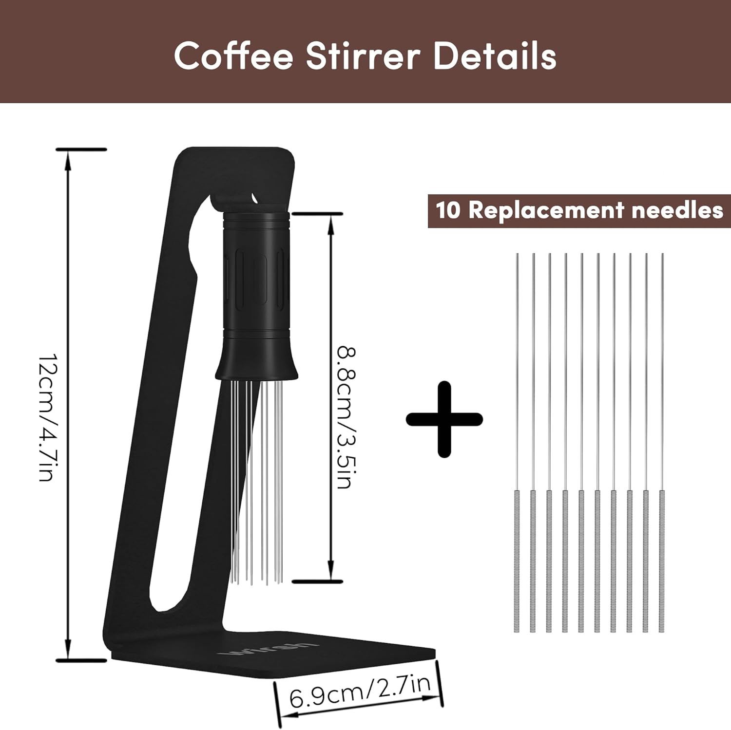 wirsh Espresso Machine Bundle with WDT Tool