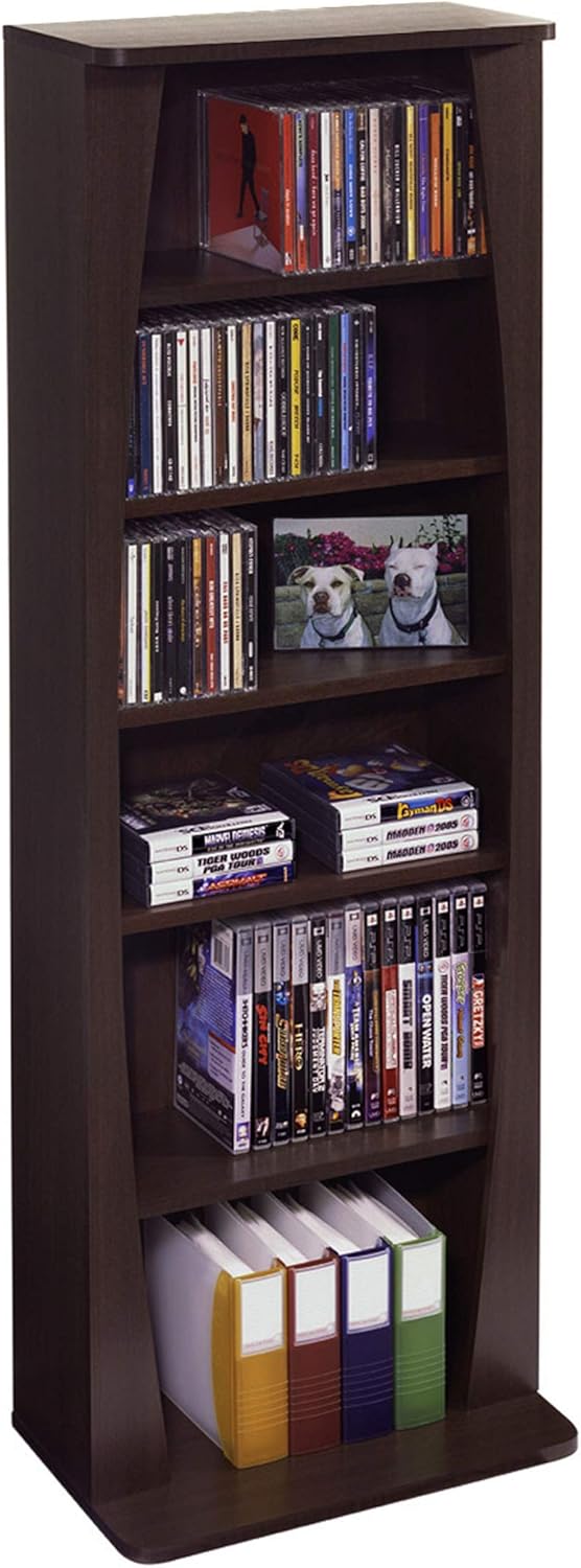 VanTook 7 Tier Bookshelf and Bookcase with Adjustable