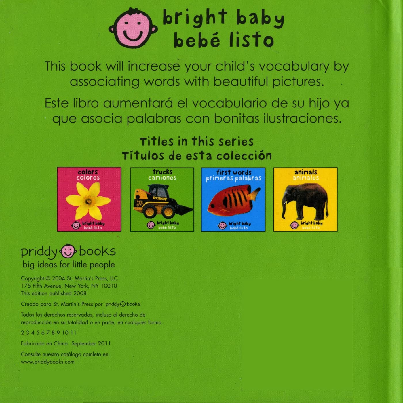 Bilingual Bright Baby Trucks: English-Spanish Bilingual