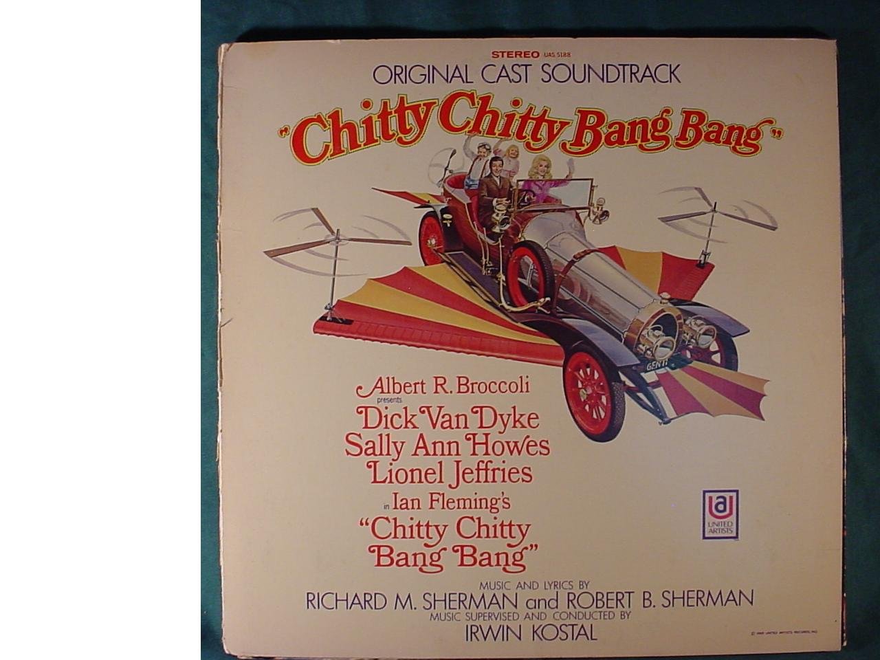 Chitty Chitty Bang Bang Near Mint Original Soundtrack Stereo Lp & Gate-fold Cover - United Artists 1968