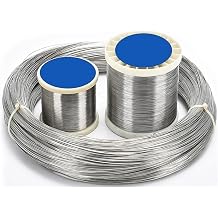 1pcs 1-100 Meters Stainless Steel Soft/Hard Wire Diameter 0.02-3mm Single Strand Lashing Soft Iron0.18mm X 100m,Hard Steel Wire