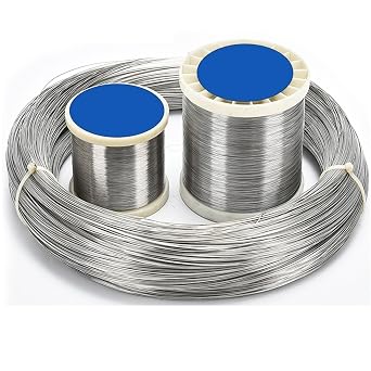 1pcs 1-100 Meters Stainless Steel Soft/Hard Wire Diameter 0.02-3mm Single Strand Lashing Soft Iron(0.18mm X 100m,Hard Steel Wire)