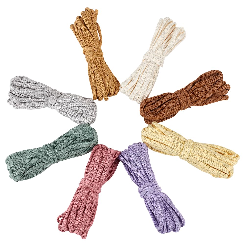 Cordon pour macramé en coton naturel 2 mm fil pour suspension de plantes et tricot