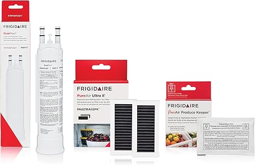 Miniatura 1 de Frigidaire PurePour® PWF-1™ FPPWFU01 + 2 PureAir® Ultra II PAULTRA2 + PureAir® PK-1™ FRPAPKRF Combo de filtro de agua y aire