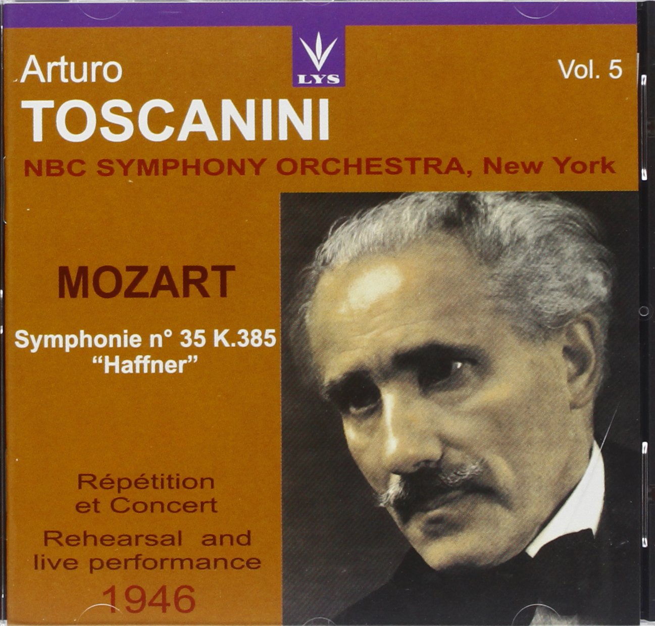 Toscanini dirigiert Mozart Symphony No. 3