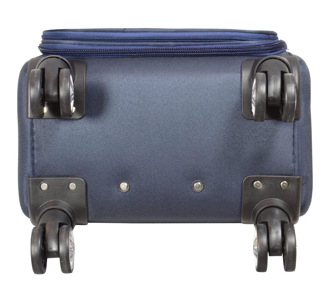 Weichgepäck-Trolley »Maribor«, 4 Rollen, aufrecht rollbar Farbe Blau Gr. M