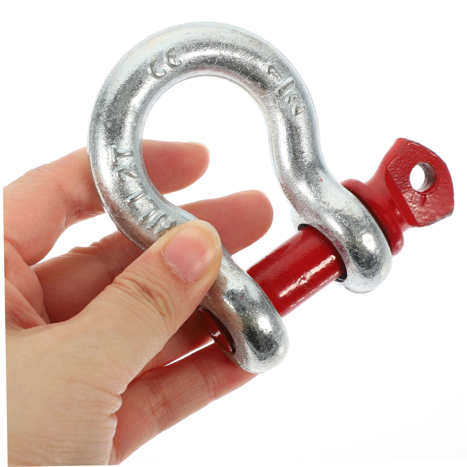 LIFKOME 2 Ton Capacity Anchor Shackle Galvanized Marine Shackles Screw Pin 1/2'' Chain Hitch for Off-Road